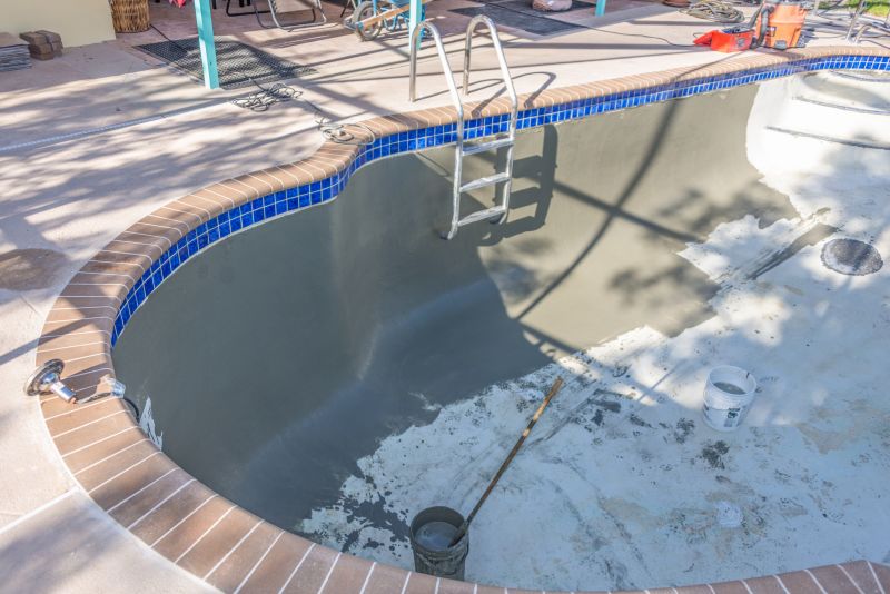 Resurfaced Pool Deck